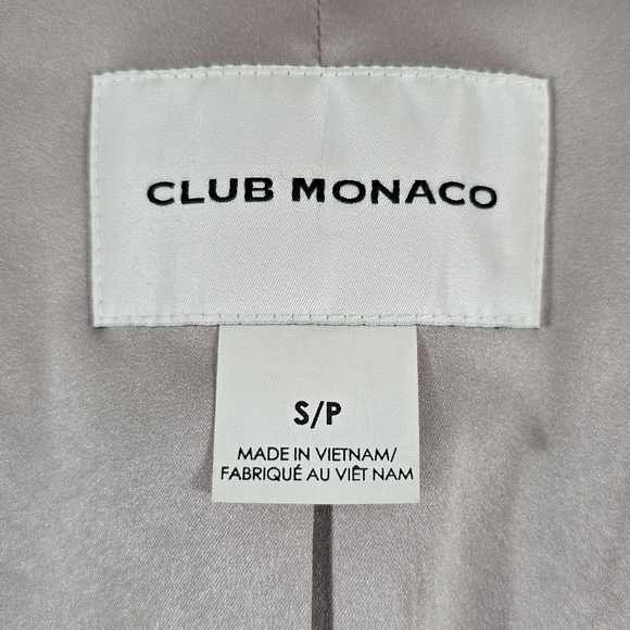 Club Monaco Daylina Almond Trench Coat Jacket - Picture 8 of 11